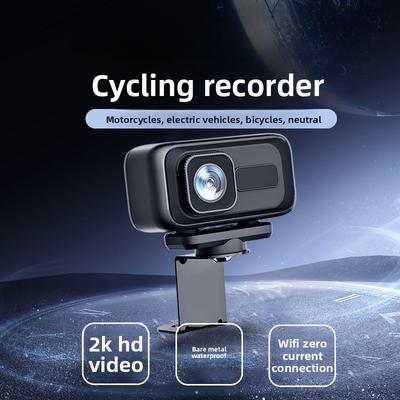 Motorcycle Driving Recorder Electric Vehicle Bicycle 2K High Definition WIFI Waterproof USB Power Supply OTG
