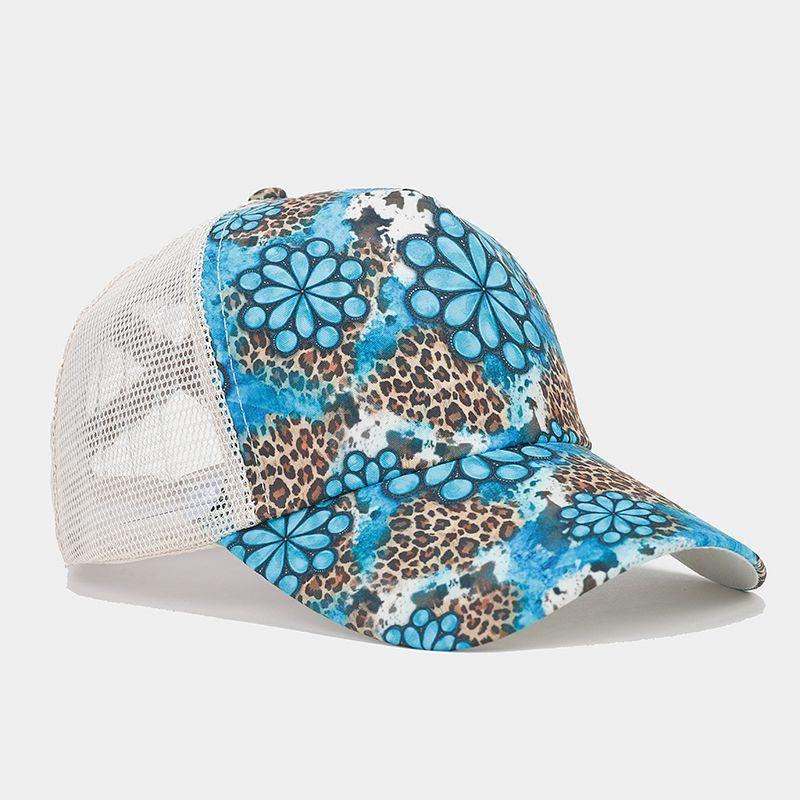 Cappellino da Baseball Estivo da Donna con Rete Traspirante in Poliestere per Protezione Solare Viaggi all'Aperto