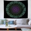 Böhmische Wandteppich, Wandbehang Teppich, Indischer Kreis Muster Teppich für Studentenwohnheim Schlafzimmer Wohnzimmer Wandkunst Fotografie Hintergrund