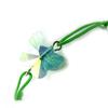 Les Trésors De Lily [N0253] - Green 'Crystal' Elastic Bracelet (butterfly)