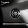 Real Hard Carbon Fiber Sticker For Kia Stinger 2019 2020 2021 2022 2023 Car Start Engine Stop Button Cover Interior Trim