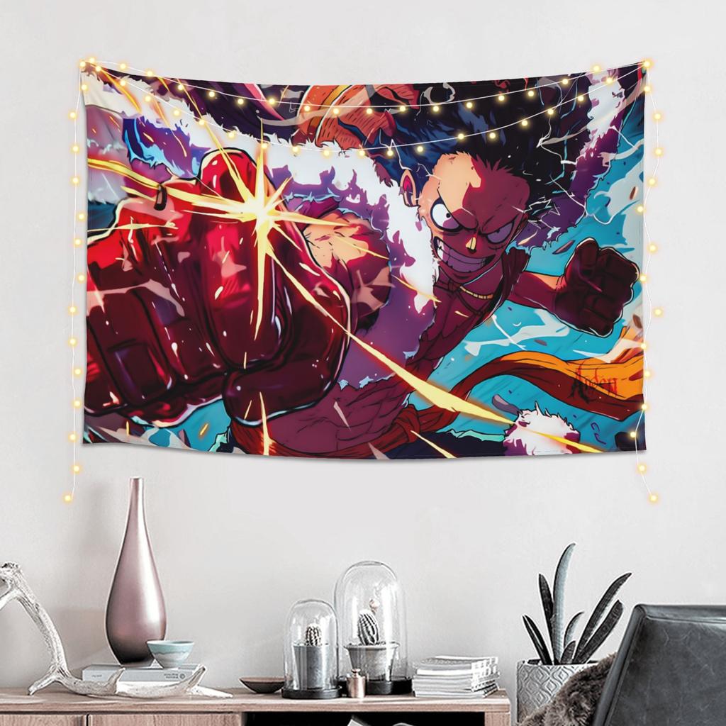 Cutecore Anime One Pieces Tapestry Bedroom Decoration Wall Hanging Blanket Tapestry Cool Stuff For Room