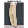 UR Women's Retro Casual Pleated Tapered Pants