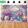 1Pcs Floral Welcome Sign Decoration Background Winter Backdrop Decorations For Photo Studio Photo Booth Christmas Party