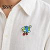 Environmental Awareness Pin Earth Enamel Lapel Pin Protecting The Metal