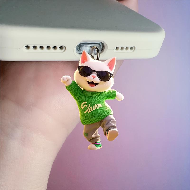 Acrylic Cat Sunglasses Dust Plug
