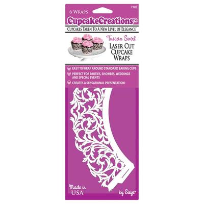 CCC Tuscan Swirl Κύπελλο για Cupcake 6τεμ.