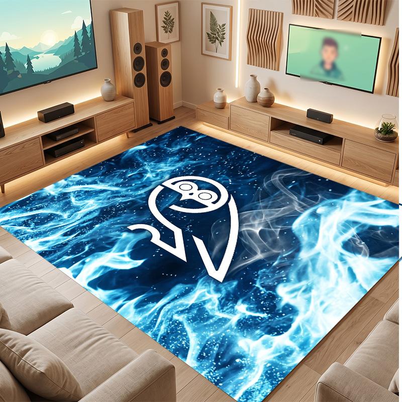 Tappeto in Cristallo di Velluto con Stampa del Sheffield Wednesday Football, Comodo Assorbente d'Acqua Antiscivolo per Pavimenti Interni