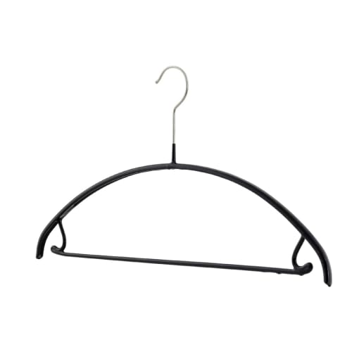 MAWA German No-Slip Hangers, Universal 42U, for Setups, Medium Size, Black, Set of 20, 10-Year Warranty
