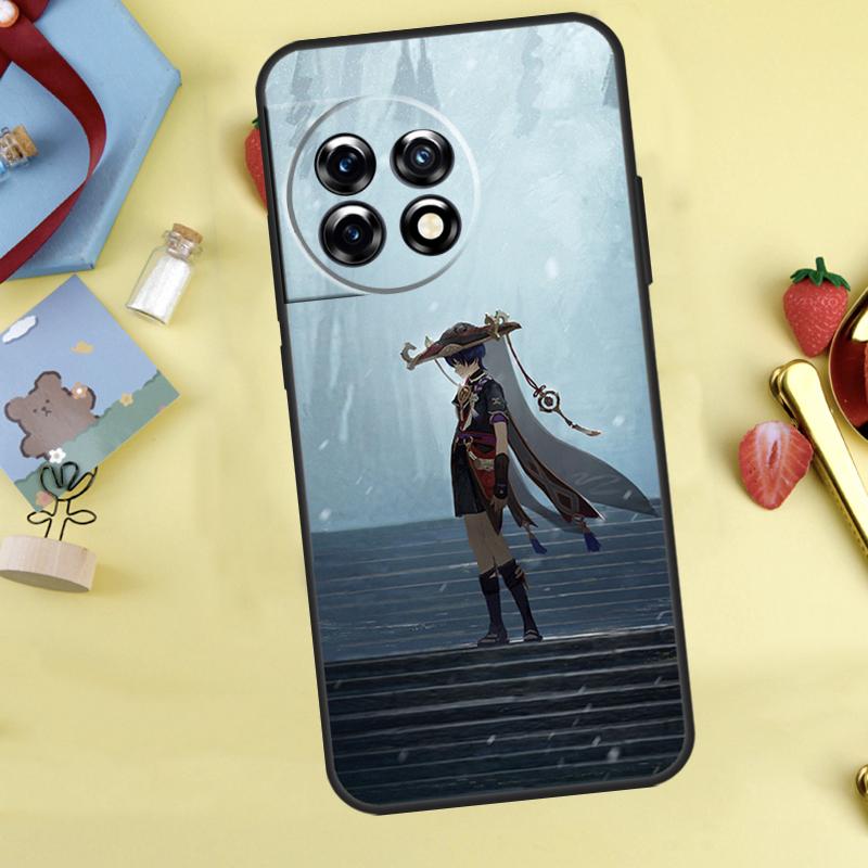 Scaramouche Genshin Impact Hülle Für OnePlus 8T 10T 13 13R 12 12R 11 10 Pro OnePlus Nord CE 4 2 3 Lite N30 N20 N10 Hülle