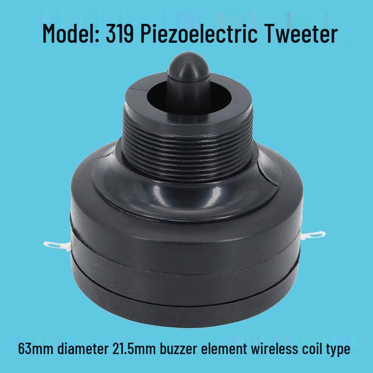 2  Screw-in Non-magnetic Piezoelectric Ceramic Horn Tweeter Driver Audio Accessory