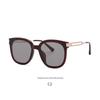 Women's Retro Square Acetate Sunglasses: Large Frame, High-End Feel, Face Slimming, Sunshade & Driving-Specific.