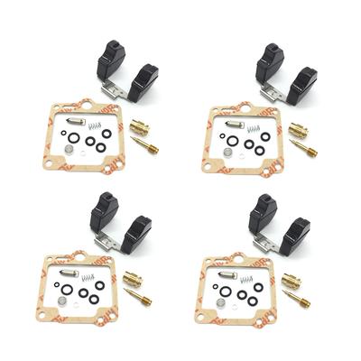 4 Sets Carburetor Carb Rebuild Repair Kit & Float For Yamaha Fj1200 1988-1992