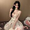 Sexy Lingerie Sexy Pure Desire Floral Suspender Flirting Hot Bed Passion No Uniform Temptation