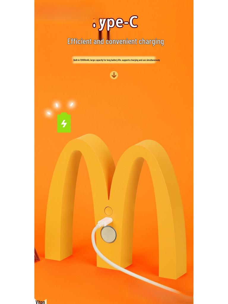 McDonald's ytterdörr & kylskåpsmagnet Ljus - Nattlampa Dekoration, Fri frakt