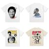 ZX TEE NBA Star Portrait Short Sleeved T-shirt  Printed Short Sleeve T-shirt Men Distress American Women Tshirt 2025