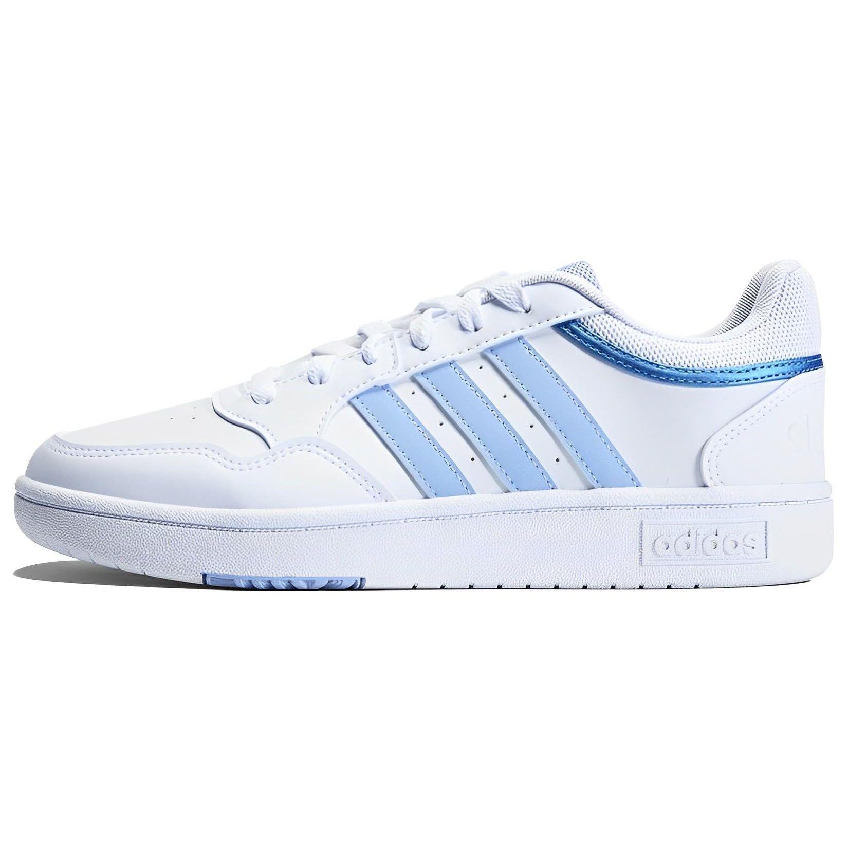 

Adidas Neo Hoops 3.0 Повседневные Кроссовки Низкие Кеды для Скейтборда Женские Белые Синие HP7963 36