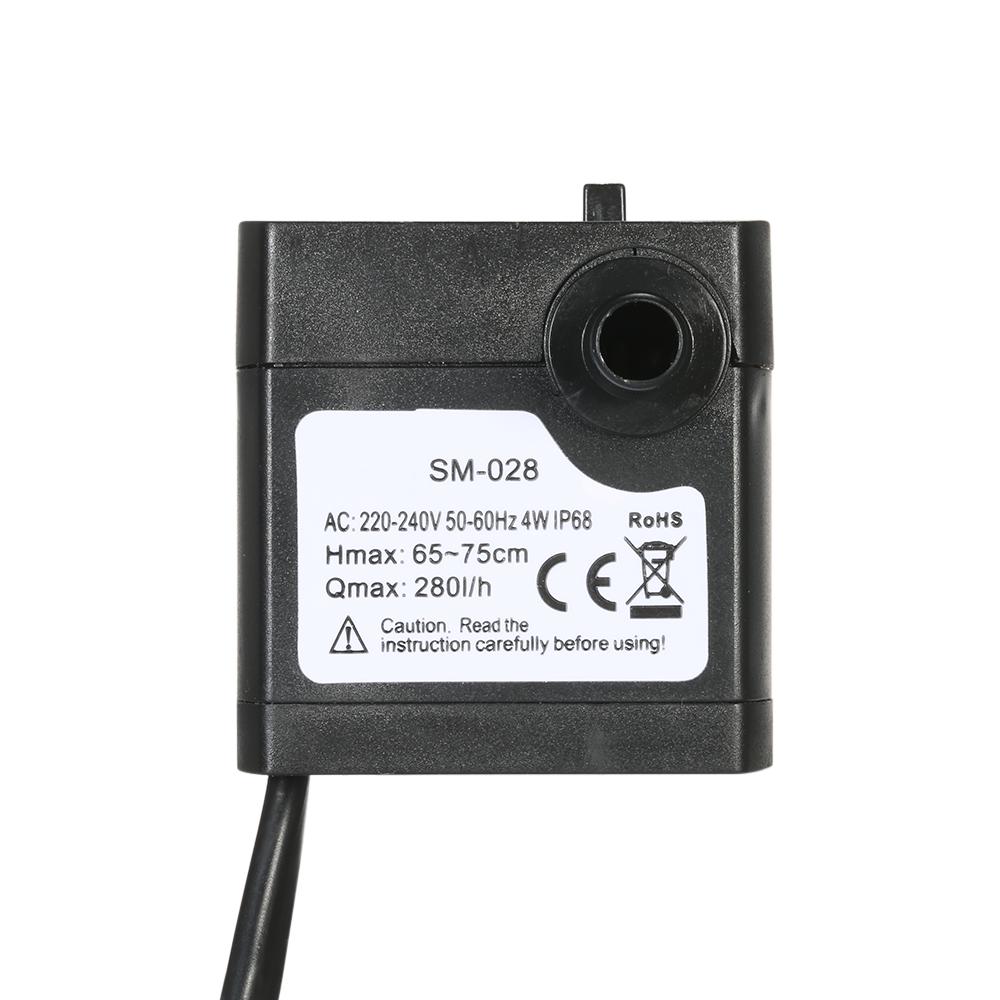 110V/220V 2,5W/3W/4W/5W Ultra-tiché ponorné čerpadlo pro vodní fontány Filtr Rybník Akvárium Vodní čerpadlo Nádrž Zahradní fontána