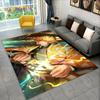 Tappeto Area Anime Demon Slayer, Tappeto Cartoon per Soggiorno, Camera da Letto dei Bambini, Divano, Zerbino Decorativo, Tappetino Antiscivolo per Pavimento Gioco Bambini