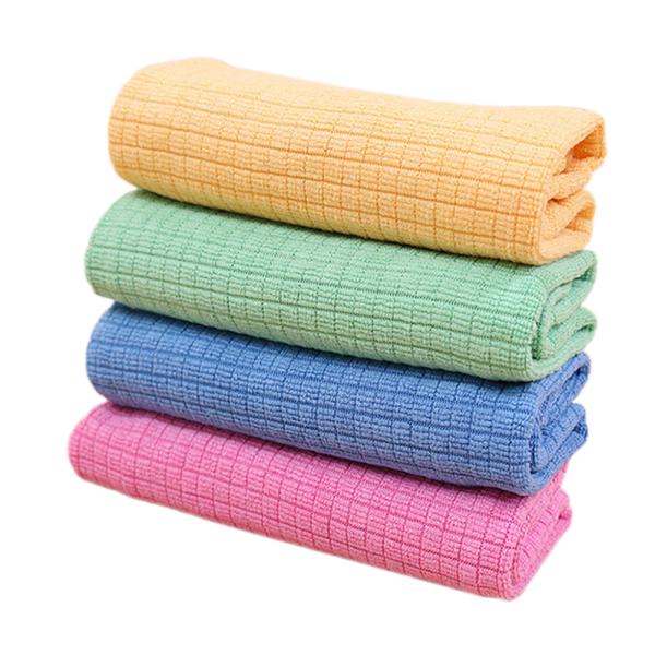 Buy 4pcs Microfiber Dishclothes Multipurpose Lintfree Dish Towels for Window Door Furniture