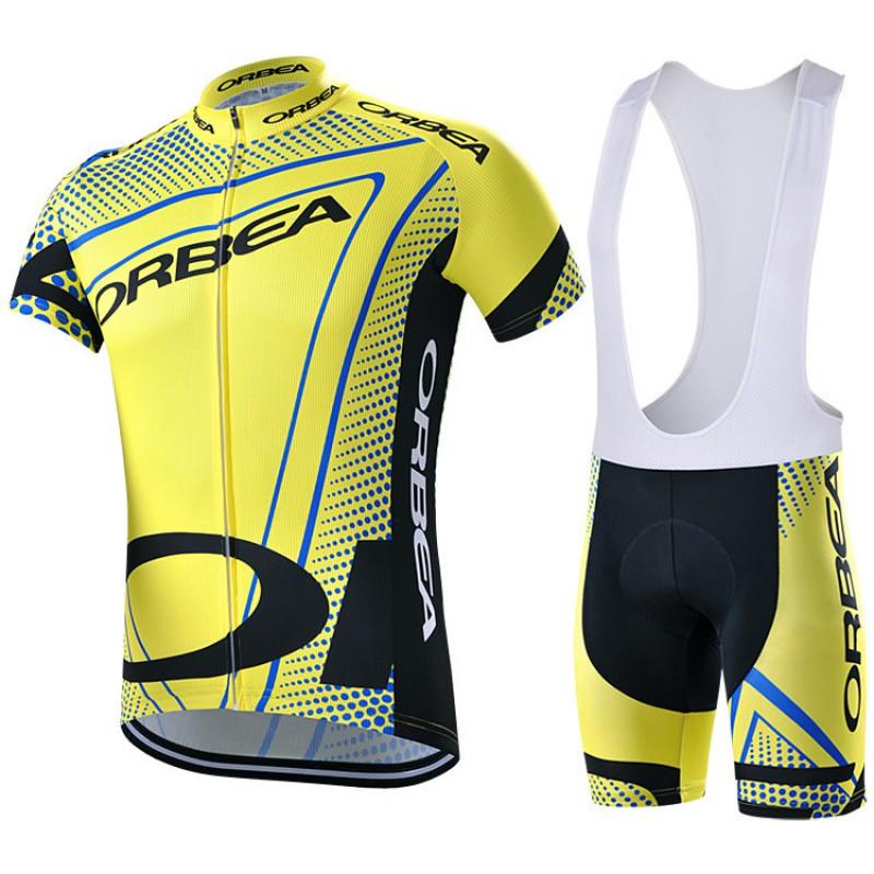 Mens Cycling Jersey Set Short Sleeve Breathable Bike Shirt Road Mountain Biking