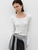 Atelier Nine Essential Square Neck Rib Knit (T-7129)