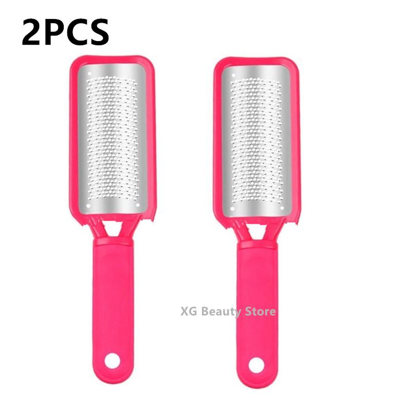 Professional 1/2/5PCS Black Double-Side Foot File Heel Grater For The Feet Pedicure Rasp Remover Metal Scrub Manicure Nail Tools