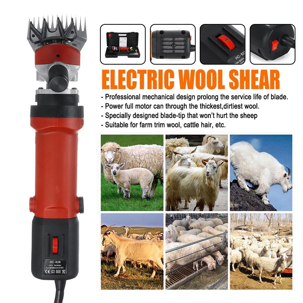 2000W 220V Trimmer Tool Wool Scissor Cut Clipper Shaving Machine With Box Flexible Shaft Electric Sheep Goat Shearing Machine