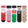 Christmas Reindeer & Santa Claus Cotton Socks - Festive Fashion for Men