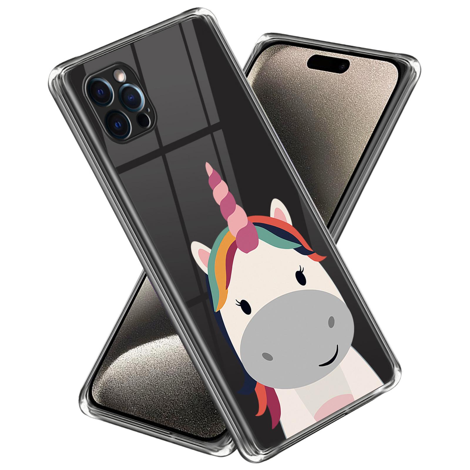 For iPhone 16 Pro Case Pattern Printed Shockproof TPU Phone Cover I