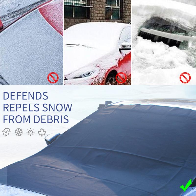 Universelle Auto-Windschutzscheibenabdeckung Auto SUV Winter Vorne Hinten Windschutzscheibe Eisabdeckung Windschutzscheibenschutzabdeckung