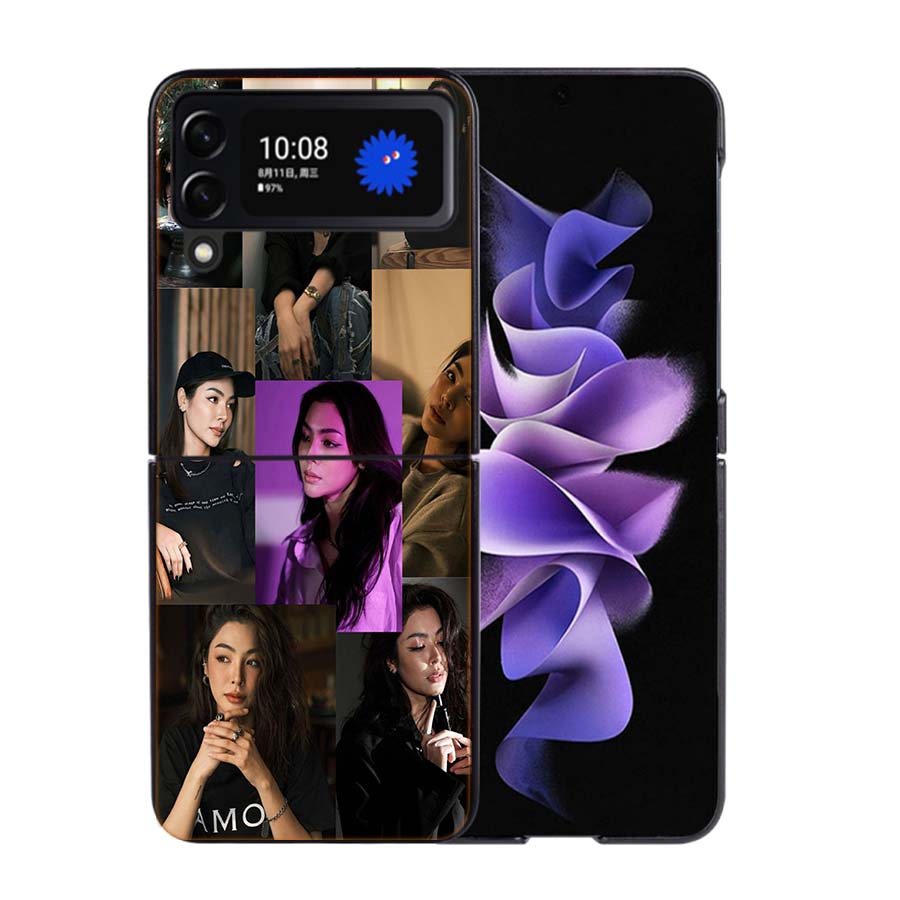 

Actor P-Peraya Malisorn Phone Case For Samsung Z Flip 7 6 5G Galaxy Z Flip4 Z Flip5 Z Flip3 Coque Black Hard PC Shell Protective Samsung Z Flip 3 5G