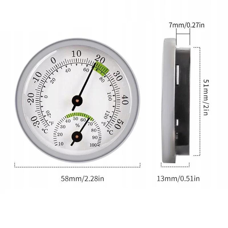New Mini Pointer Type Thermometer Hygrometer Indoor Room Electronic Temperature Humidity Meter Sensor Gauge for Home Thermometer