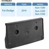 Front Bumper License Plate Frame Bracket Holder Compatible For 2018 Dodge Ram 2500 3500 4500 5500 2018 68375635AA
