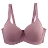 Hot Sale Thin Cup Large Size Bra Glossy Anti-sagging Bra Gathered with Steel Rim Thin Bra