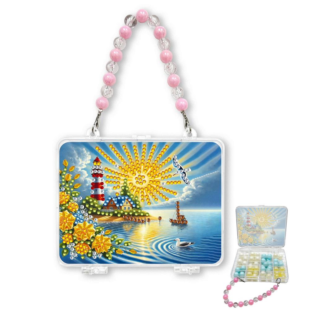 DIY Diamantmalerei Perlen Aufbewahrungsbox Große Kapazität Diamanten Plateau Aufbewahrungskoffer Perlenflaschen Aufbewahrung Handtasche Perlen Organizer