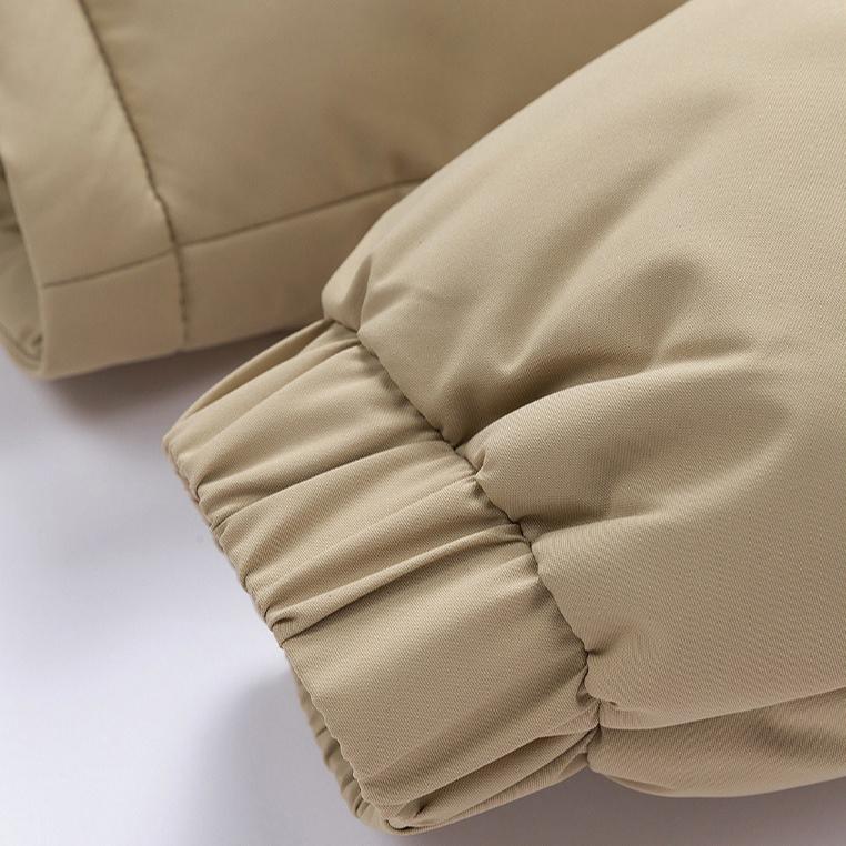 Cotton-padded Jackets Men's Winter Down Jackets with Thickened Down Warm and Cold-proof Cotton-padded Jackets