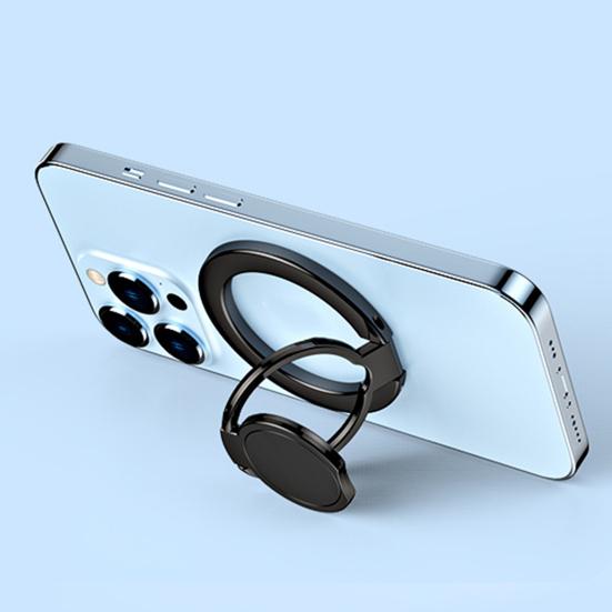 Magnetic Phone Ring Holder Stand Zinc Alloy Finger Grip Kickstand for IPhone