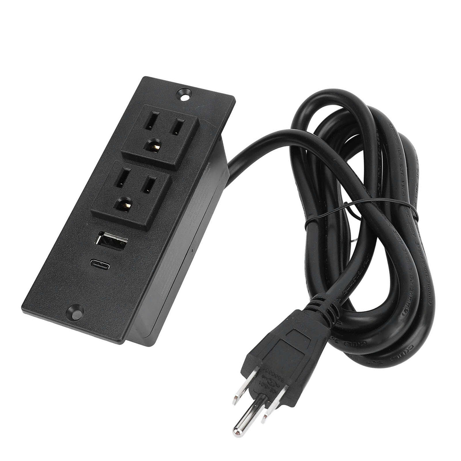 

Конференц-зал Вбудований подовжувач Настільна розетка Меблева розетка PD 20 Вт Швидка зарядка 2 порти USB Шнур 1,5 м