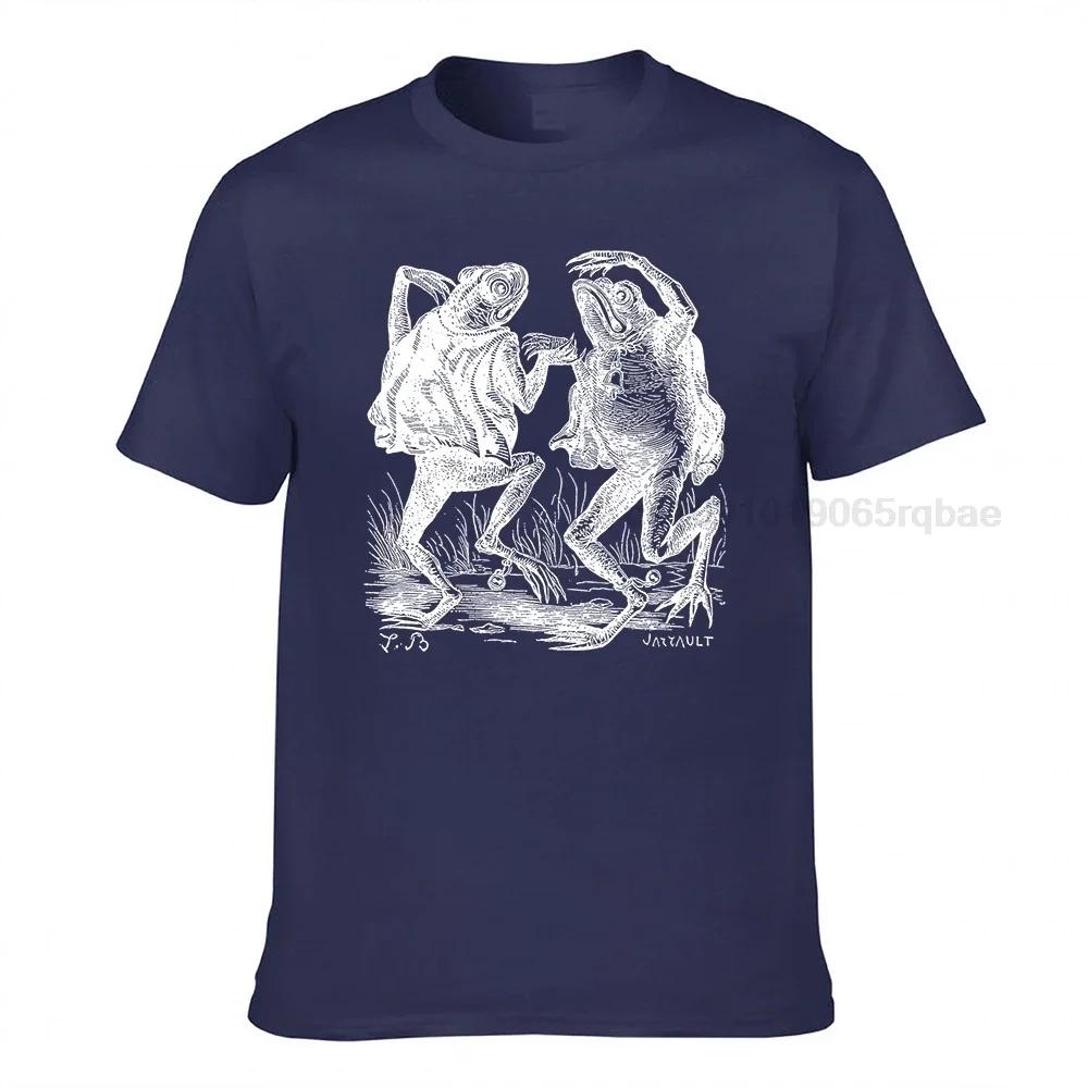 Dancing Toads Organic Unisex Tshirt Vintage Style Demon Tshirt Cotton Casual Unisex T Shirt Unisexs Tee Shirts Tops
