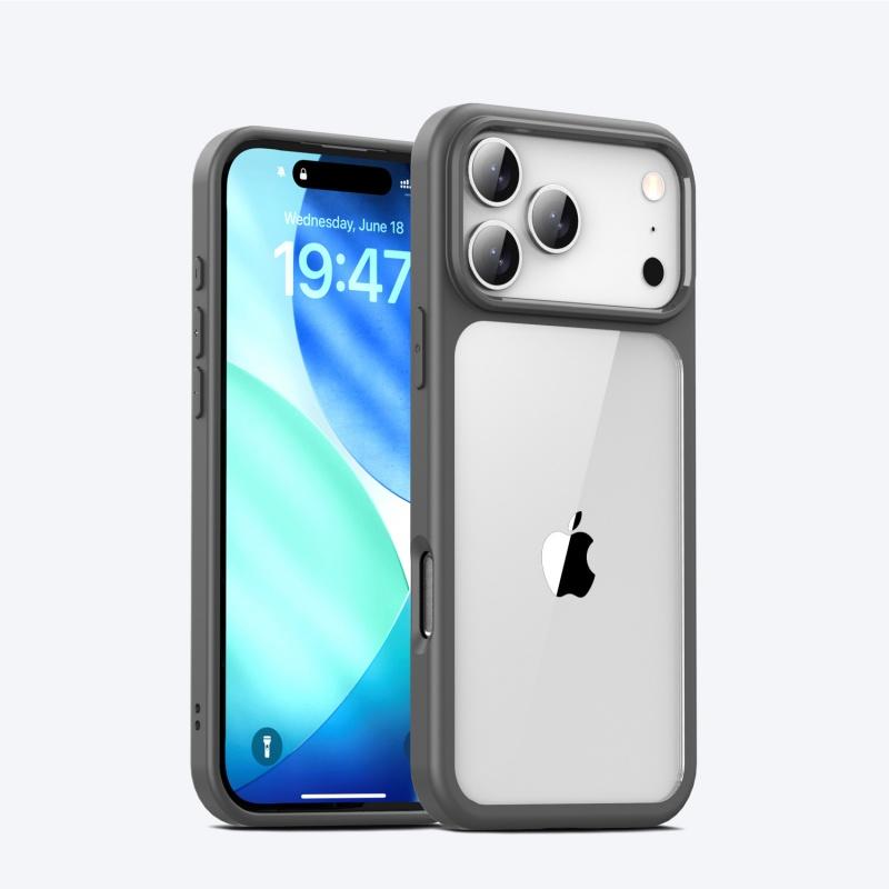 Case For iPhone 17 Pro Max 17 Air 17 17 Pro Transparent Phone Case Men Thin Shockproof Protective Clear Hard PC Back Cover