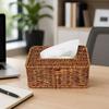 Rustic Tissue Dispenser Vintage Napkin Holder Simple Paper Case  Dining Room