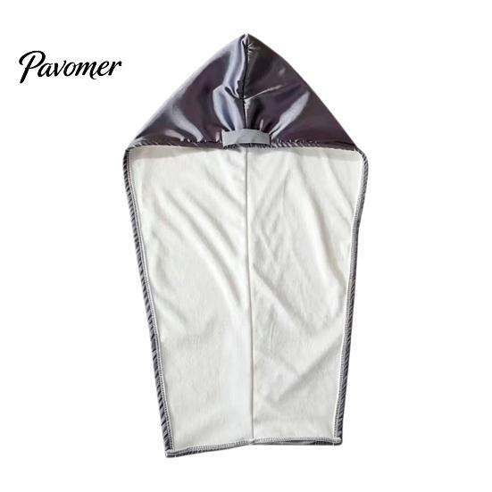 Hair Drying Towel Wrap Satin Microfiber Wrap, Dual Sided Fast Turban for Long Shower, Spa, Sleeping, Ultra Absorbent All Types