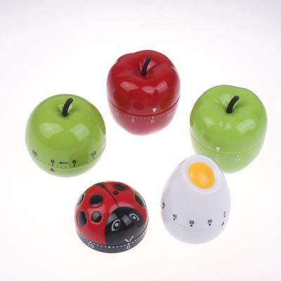 1 Stuks Plastic Keuken Studie Bakherinnering Geen Kookwekker Appel Mechanische Timer Kinderen Leertijdmanagement Tool