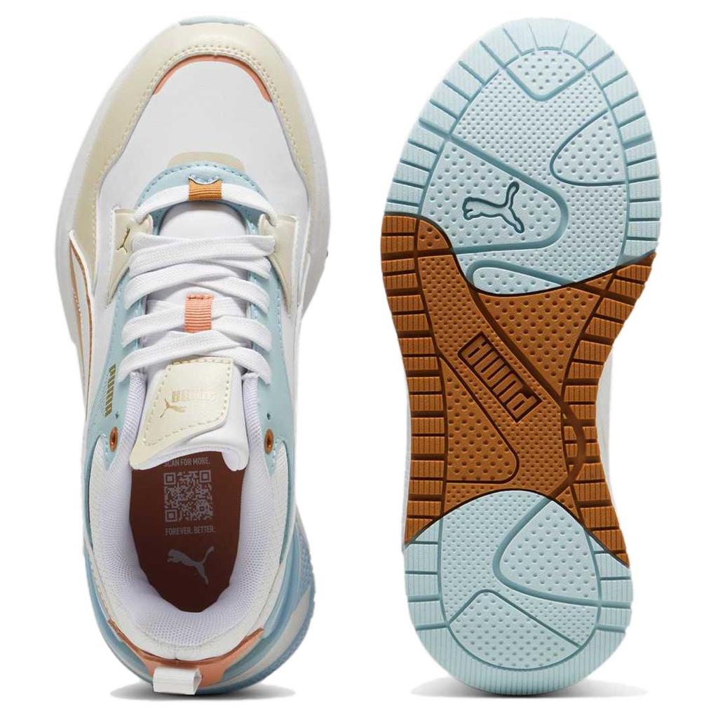 Puma R78 Disrupt Comfortable Fashion Low-Top Sneakers Women sneakers Yellow White 397675-02