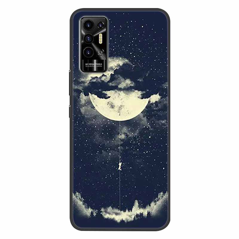 For Tecno Pova 2 Case Pova2 Shockproof Soft silicone TPU Back Cover For Tecno Pova 2 Phone Cases Pova2 2021 Case Cute Cartoon