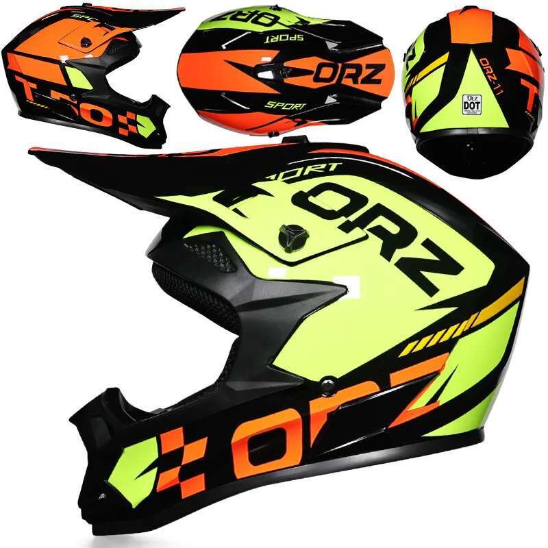 Mountain Breathable Double Visor Motocross Helmet Off Road Riding Helmet O'Neill Men's and Women's Rally Helmet Large