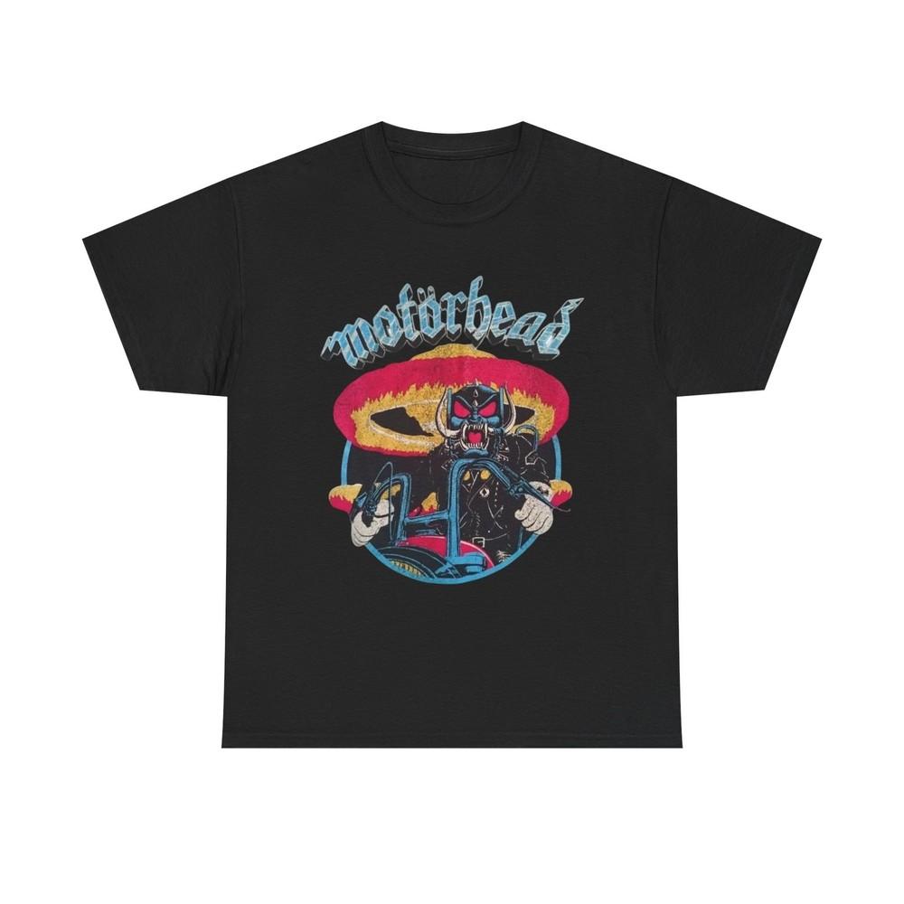 Футболка с винтажной графикой Motorhead Rock Unisex Хлопковая футболка Unisex S