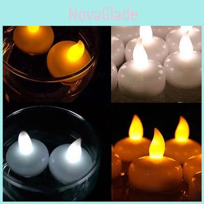Electronic Wateractivated Led Candle With Realistic Flicker For Indoor Romantic Atmosphere