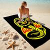 1pc Football Team (25) Beach Towel, Comfortable and Thick, and Swimming/Bath/Picnic/Camping Towel, Suitable for Seaside Beaches